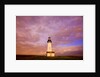 Yaquina Head lighthouse at sunrise by Anonymous