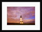 Yaquina Head lighthouse at sunrise by Anonymous