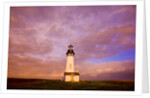Yaquina Head lighthouse at sunrise by Anonymous