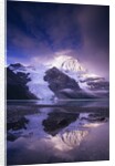 Berg Lake at Dawn: the Berg Glacier Tumbles Down the North Face of 3954metre/12969 Ft Mount Robson, the Highest Peak in the Canadian Rockies; Mount Robson Provincial Park, British Columbia, Canada. by Anonymous