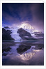 Berg Lake at Dawn: the Berg Glacier Tumbles Down the North Face of 3954metre/12969 Ft Mount Robson, the Highest Peak in the Canadian Rockies; Mount Robson Provincial Park, British Columbia, Canada. by Anonymous