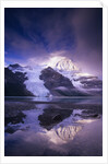 Berg Lake at Dawn: the Berg Glacier Tumbles Down the North Face of 3954metre/12969 Ft Mount Robson, the Highest Peak in the Canadian Rockies; Mount Robson Provincial Park, British Columbia, Canada. by Anonymous
