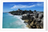 Mexico, Yucatan Peninsula, Carribean Sea at Tulum, the Only Mayan Ruin by Sea by Anonymous