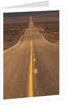 USA, California, Death Valley- Long Shot of Desert Highway by Anonymous
