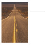 USA, California, Death Valley- Long Shot of Desert Highway by Anonymous