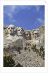 USA, South Dakota , Mount Rushmore Stone Carvings of US Presidents, George Washington, Thomas Jefferson, Teddy Roosevelt and Abraham Lincoln by Anonymous