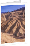 USA, California, Death Valley National Monument, Zabriske Point, Erosion Patterns in Sandstone by Anonymous