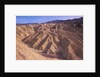 USA, California, Death Valley National Monument, Zabriske Point, Erosion Patterns in Sandstone by Anonymous