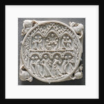 Ivory mirror case with Court of the God of Love by Anonymous