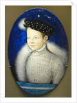 Portrait of the dauphin, the future Francois II attributed to Leonard Limosin by Anonymous