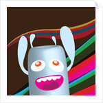 Excited robot by Anonymous