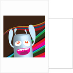 Excited robot by Anonymous