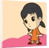 Cute little girl by Anonymous