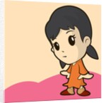 Cute little girl by Anonymous