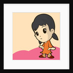 Cute little girl by Anonymous