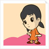 Cute little girl by Anonymous