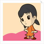 Cute little girl by Anonymous
