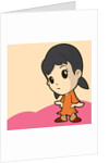 Cute little girl by Anonymous