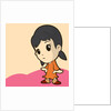 Cute little girl by Anonymous