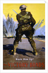 Back Him Up! Buy Victory Bonds poster by Anonymous