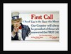 First Call poster by James Montgomery Flagg