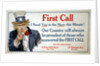 First Call poster by James Montgomery Flagg