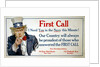 First Call poster by James Montgomery Flagg