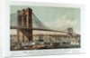 The Great East River Suspension Bridge by Currier & Ives