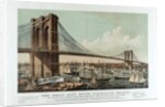 The Great East River Suspension Bridge by Currier & Ives