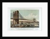 The Great East River Suspension Bridge by Currier & Ives