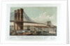 The Great East River Suspension Bridge by Currier & Ives