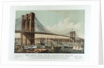 The Great East River Suspension Bridge by Currier & Ives