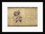 Shoki from Extermination of Evil hanging scroll by Anonymous