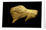 Neolithic ivory bison by Anonymous