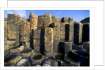 Columnar basalt at Giant's Causeway by Anonymous