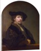 Self Portrait at the Age of 34 by Rembrandt van Rijn