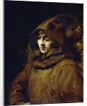 Portrait of His Son Titus, Dressed as a Monk by Rembrandt van Rijn