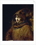 Portrait of His Son Titus, Dressed as a Monk by Rembrandt van Rijn