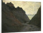 The Sunken Road in the Cliff at Varengeville by Claude Monet