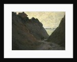 The Sunken Road in the Cliff at Varengeville by Claude Monet