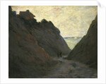 The Sunken Road in the Cliff at Varengeville by Claude Monet