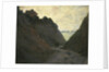 The Sunken Road in the Cliff at Varengeville by Claude Monet