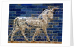 Detail of auroch on Ishtar Gate at Pergamon Museum by Anonymous