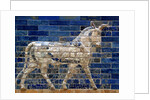 Detail of auroch on Ishtar Gate at Pergamon Museum by Anonymous