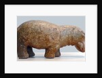 Egyptian fayence sculpture of hippopotamus by Anonymous