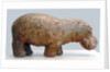 Egyptian fayence sculpture of hippopotamus by Anonymous