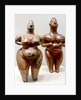 Clay female statues from Hacilar by Anonymous