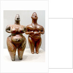 Clay female statues from Hacilar by Anonymous