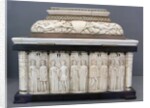 Embriachi workshop jewelery casket with pairs of lovers by Anonymous