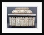 Embriachi workshop jewelery casket with pairs of lovers by Anonymous